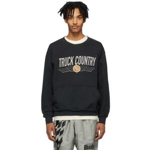 Rhude Black Truck Country Sweatshirt size S BNWT With Defect